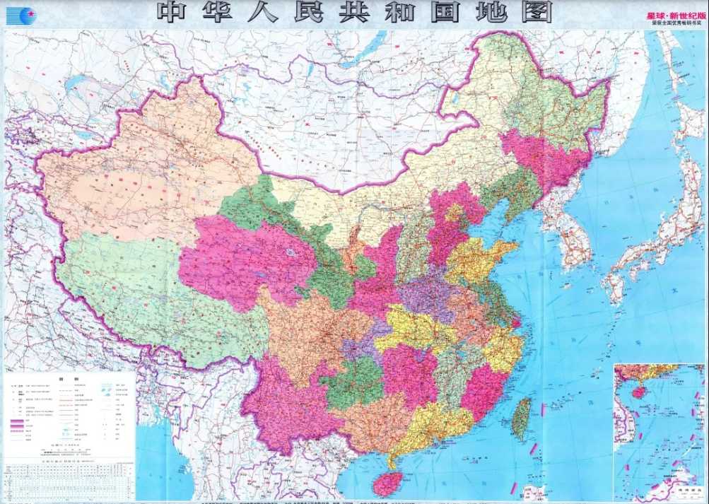       [珍藏高清中国地图和各省的地图]