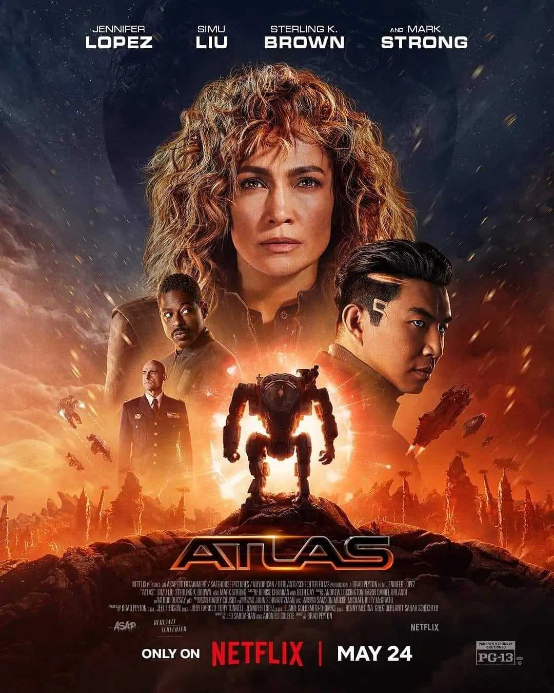 异星战境Atlas 2024:?Netflix放大招!顶级科幻大片上线!詹妮弗洛佩兹主演!人类与AI人工智能终极决战!??欧美最新科幻动作火爆猛片!
